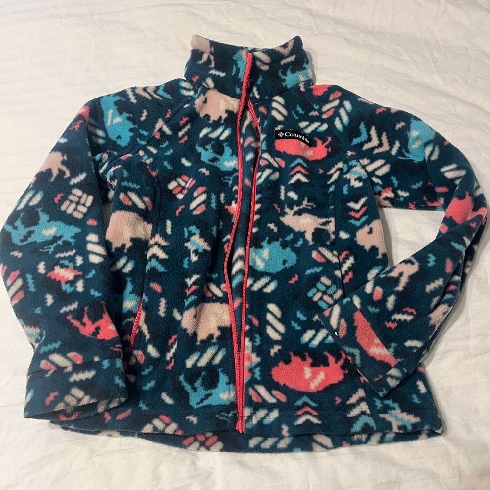 Columbia Patterned Fleece Jacket